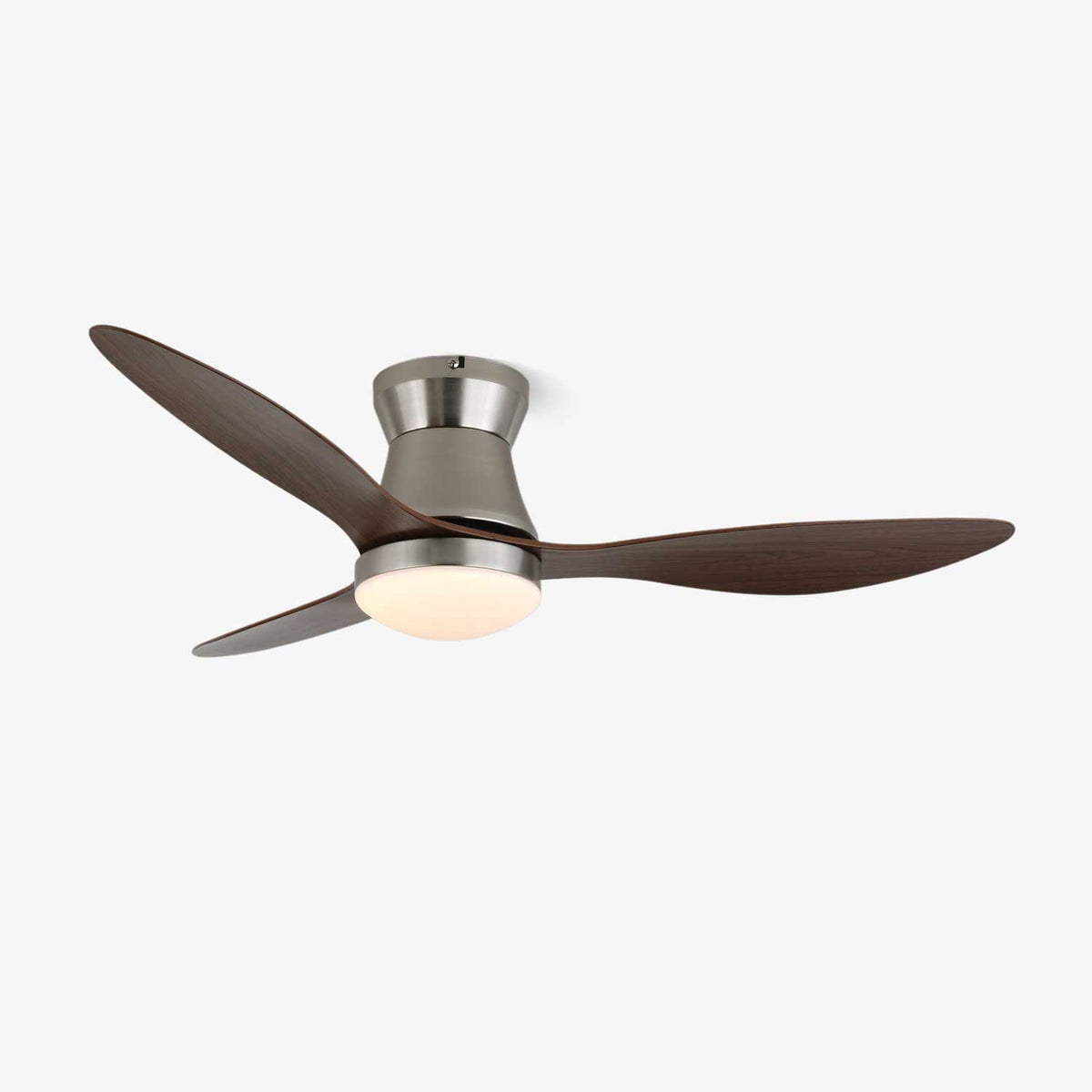 Zerath Ventilatore da soffitto con luce in legno moderno