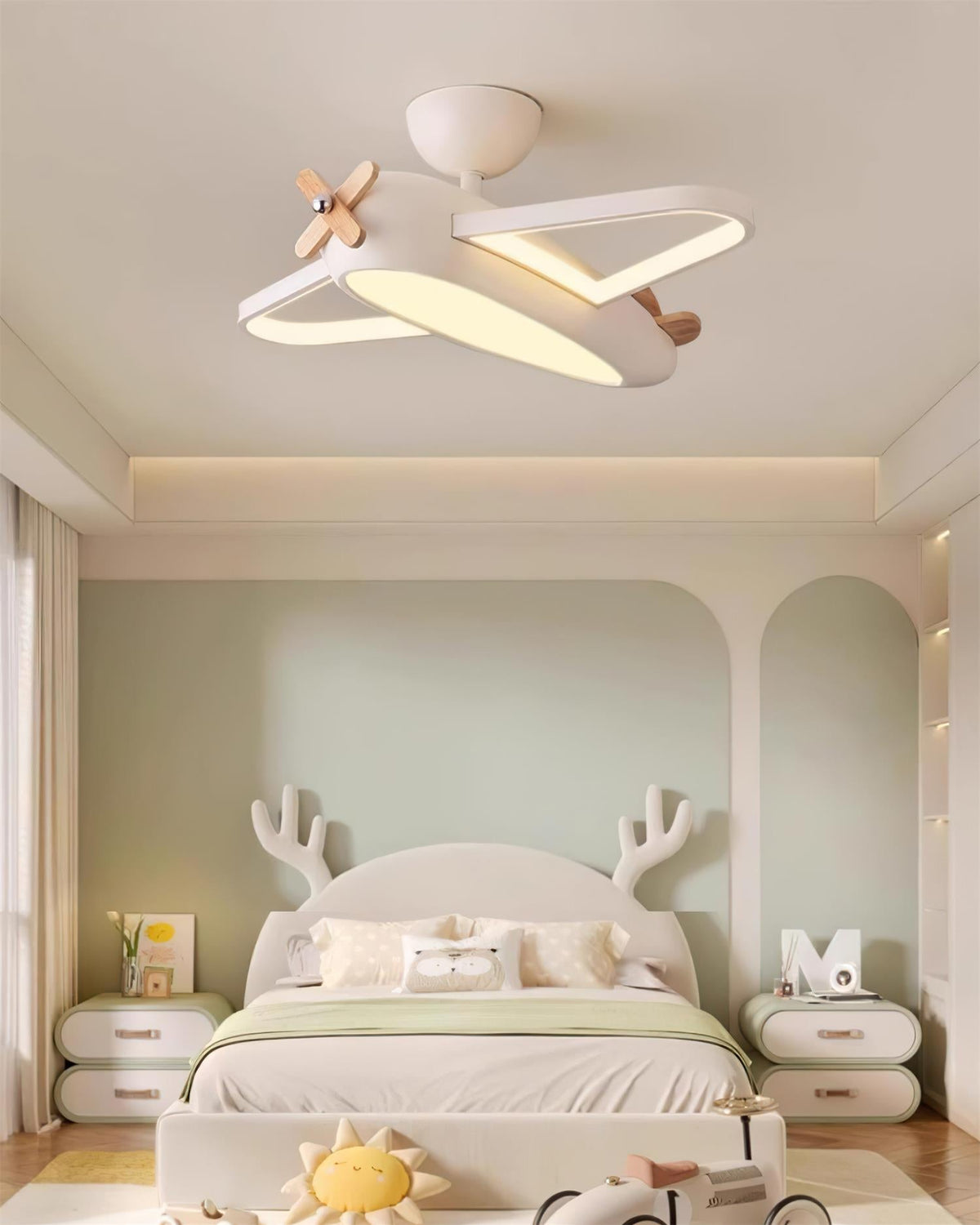 Sorin lampada da soffitto aereo per camera da letto bambini con fascino giocoso