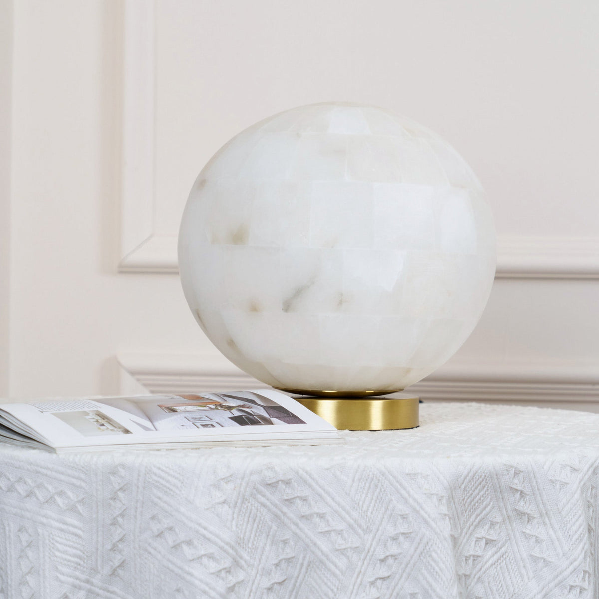 Lampada da tavolo alabastro