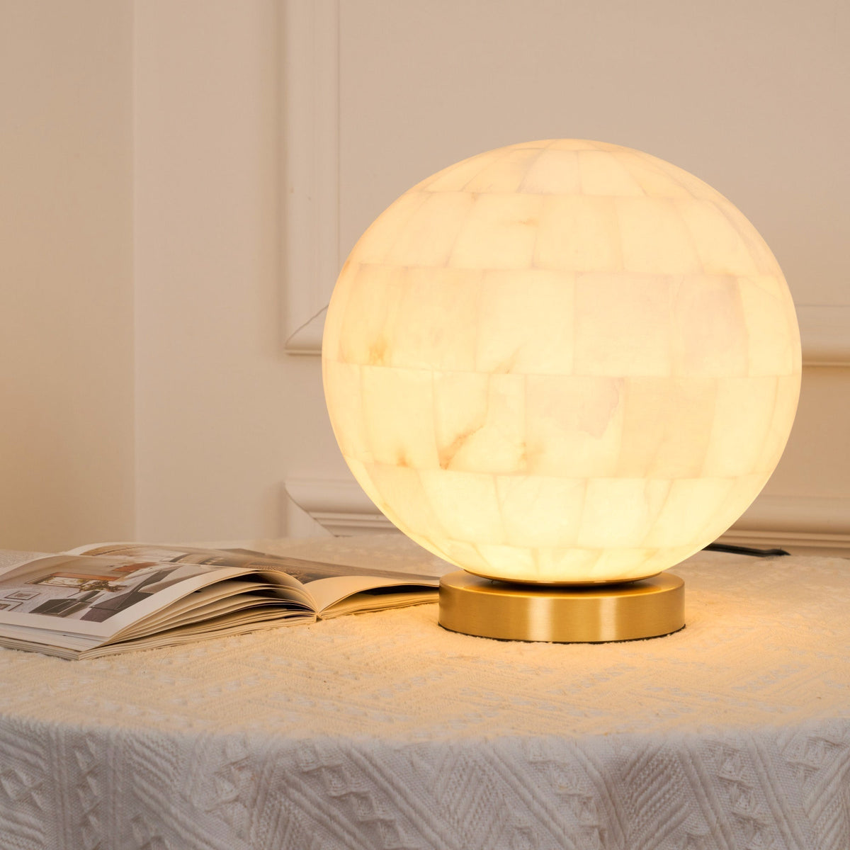 Lampada da tavolo alabastro