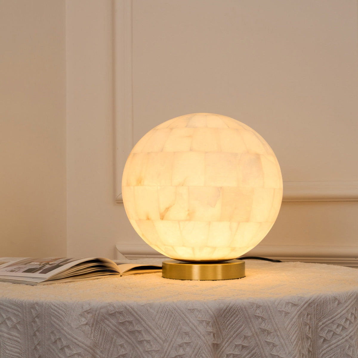 Lampada da tavolo alabastro