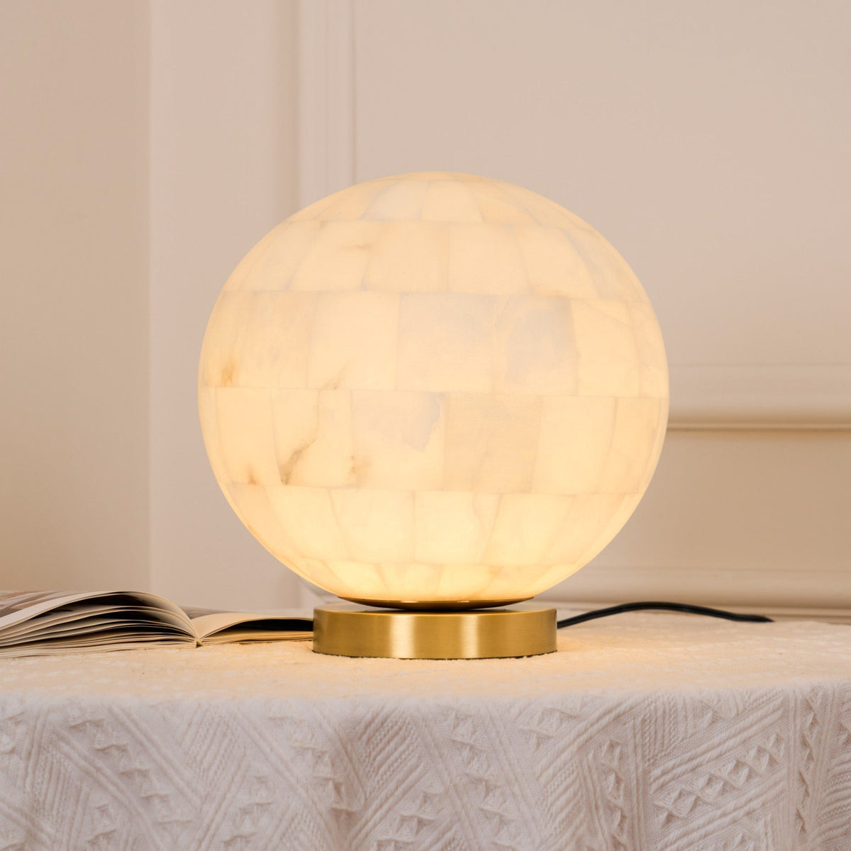 Lampada da tavolo alabastro