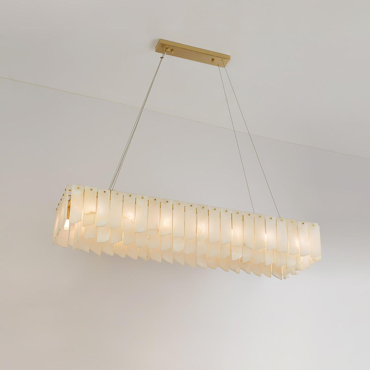 Vevelila lampadario in alabastro