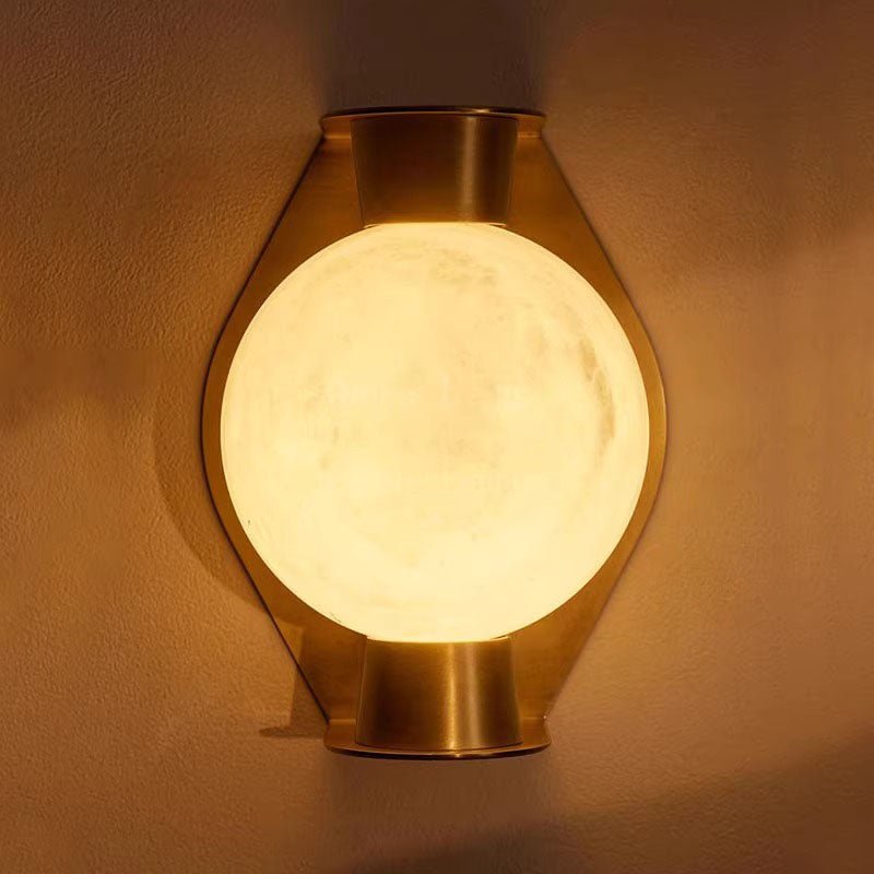 Caldrien applique alabastro Orb alabastro Appliche a globo