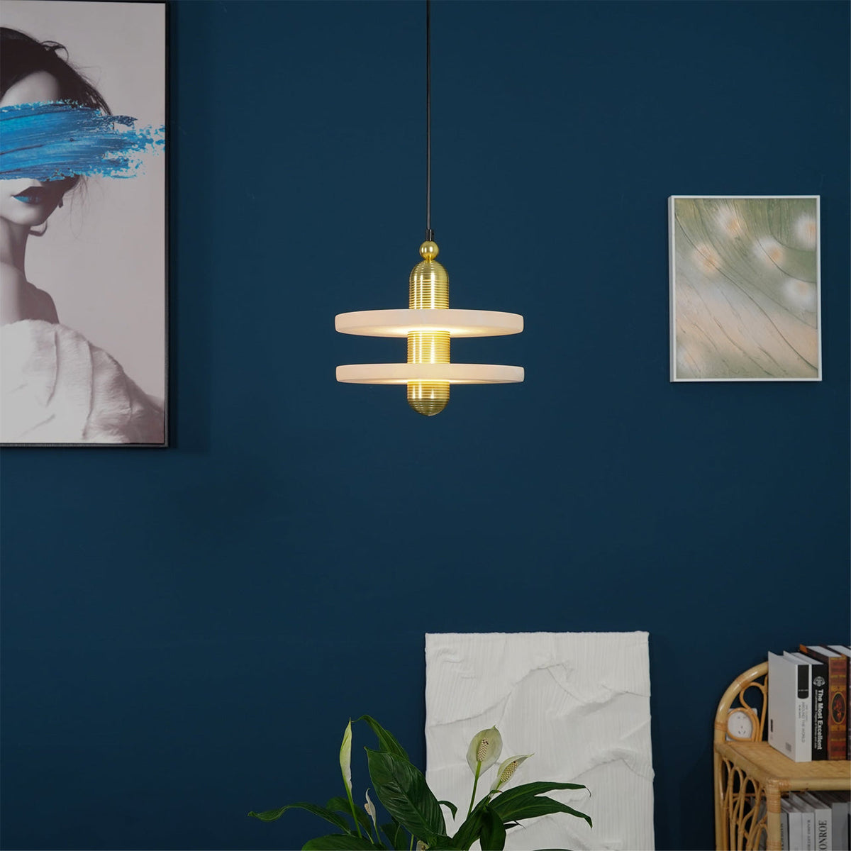 Lampada a sospensione alabastro Planes