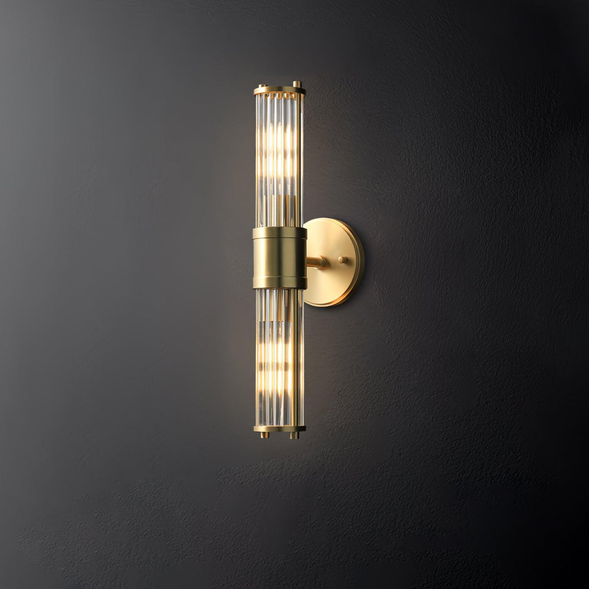 Vevenisra lampada da parete in vetro Art Nordico Cilindrica