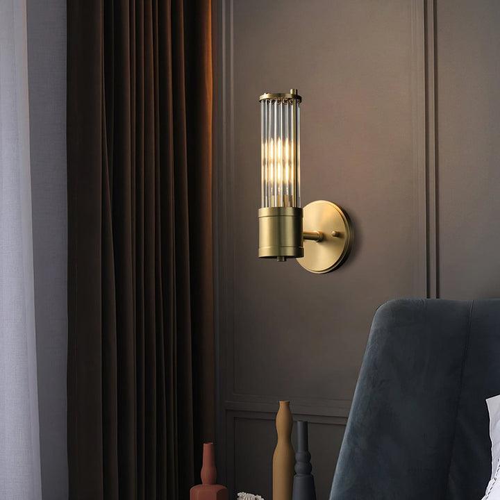 Vevenisra lampada da parete in vetro Art Nordico Cilindrica