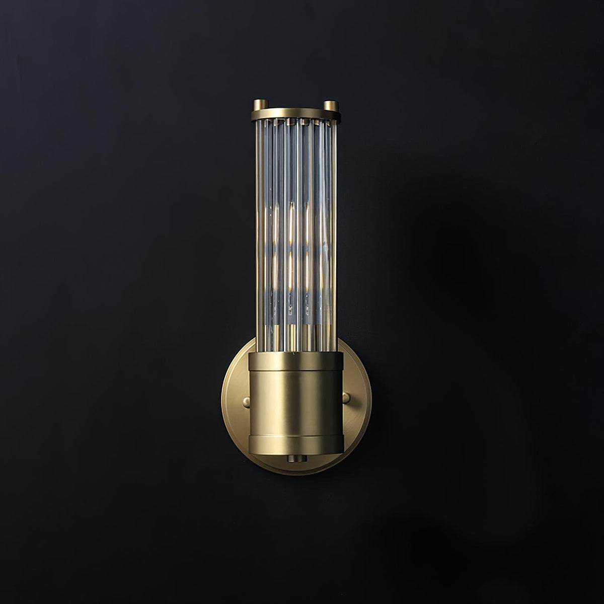Vevenisra lampada da parete in vetro Art Nordico Cilindrica