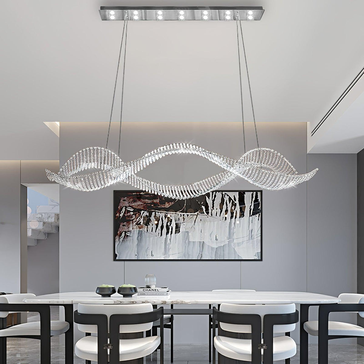 Caelox lampadario Cristallo Postmoderno di lusso