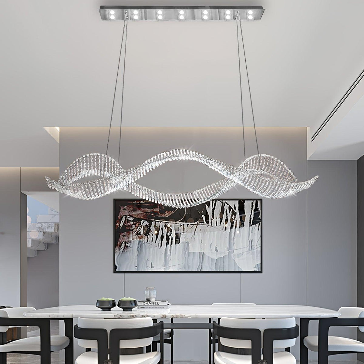 Caelox lampadario Cristallo Postmoderno di lusso