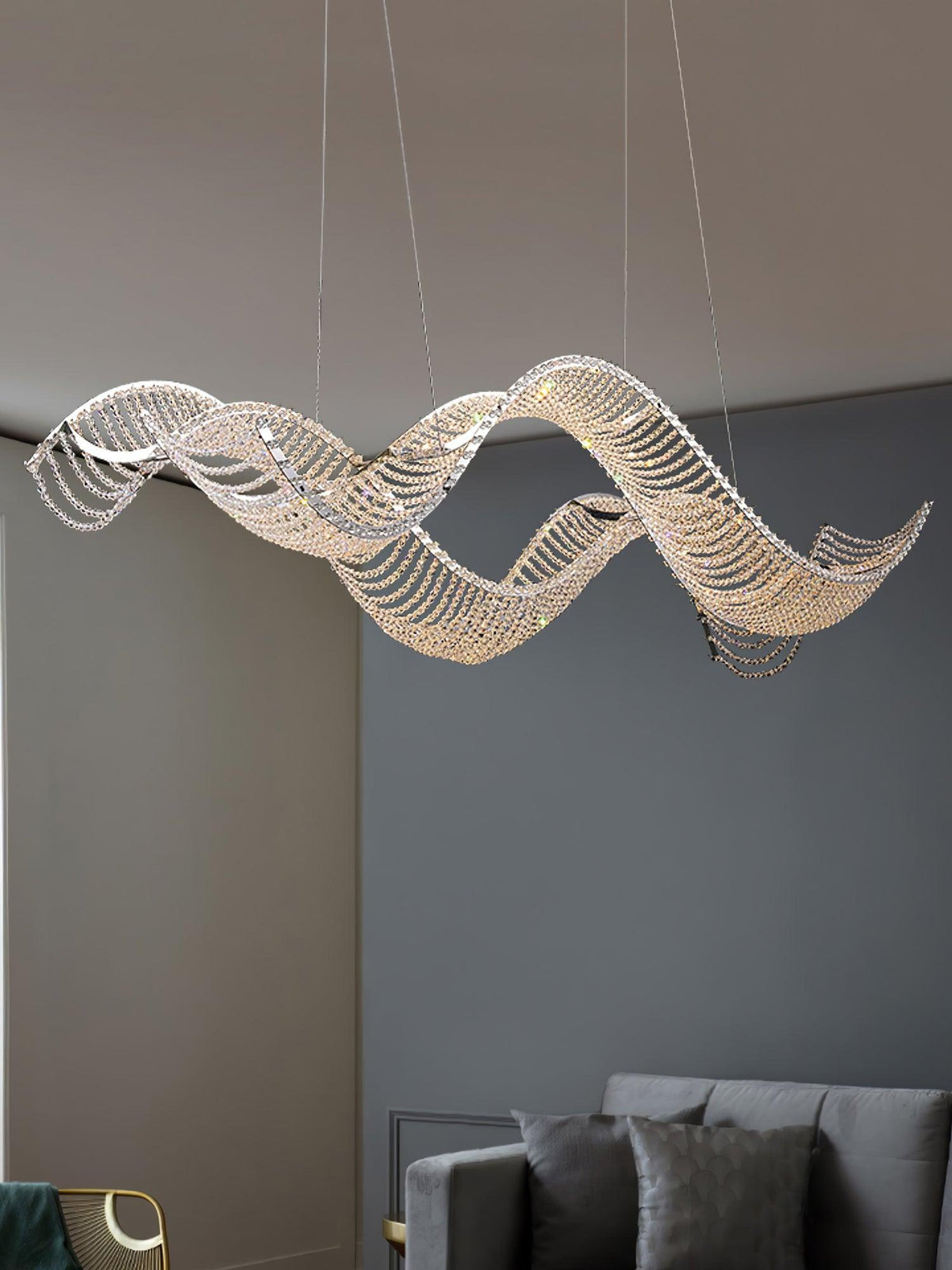 Caelox lampadario Cristallo Postmoderno di lusso