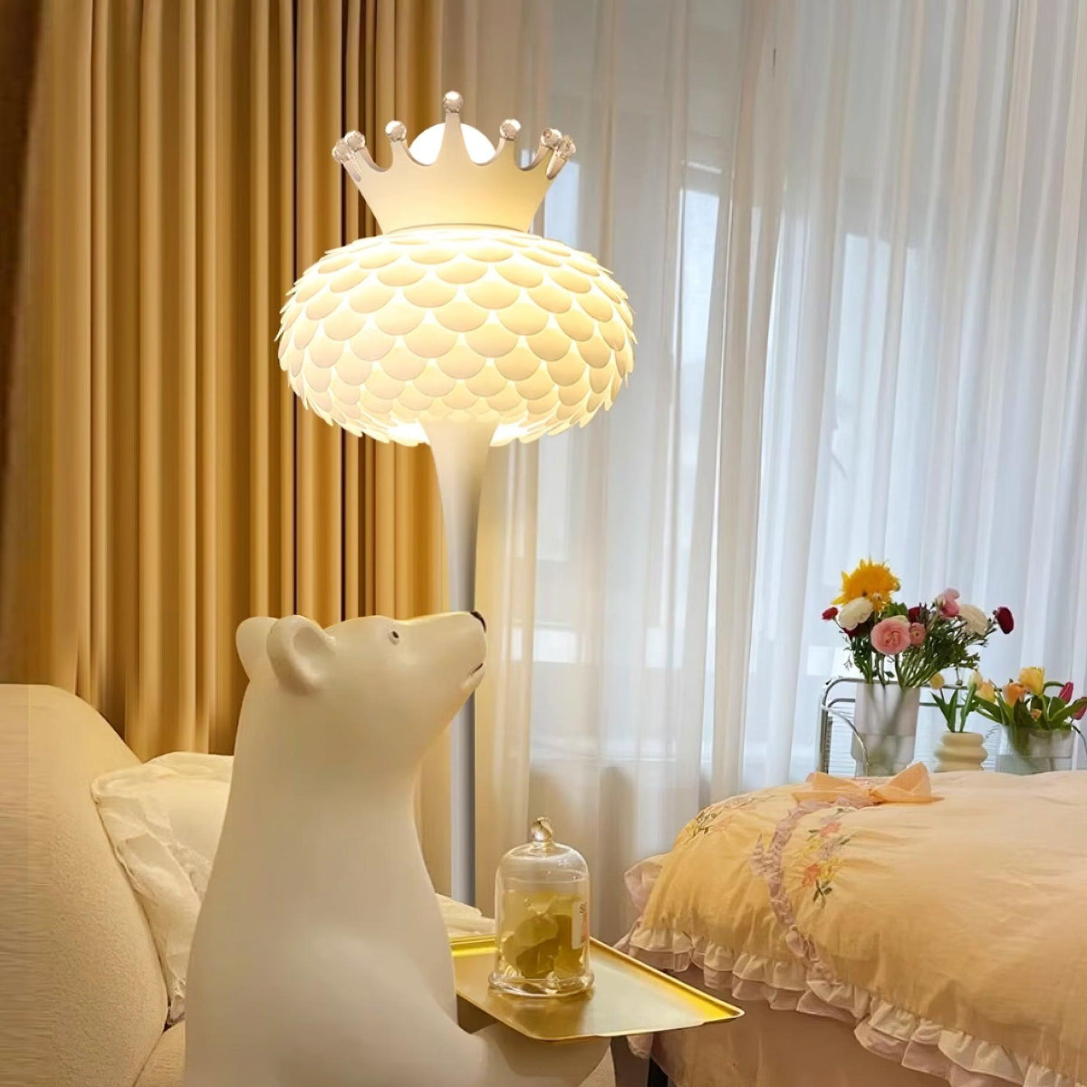 Regal lampada da terra in PVC moderna
