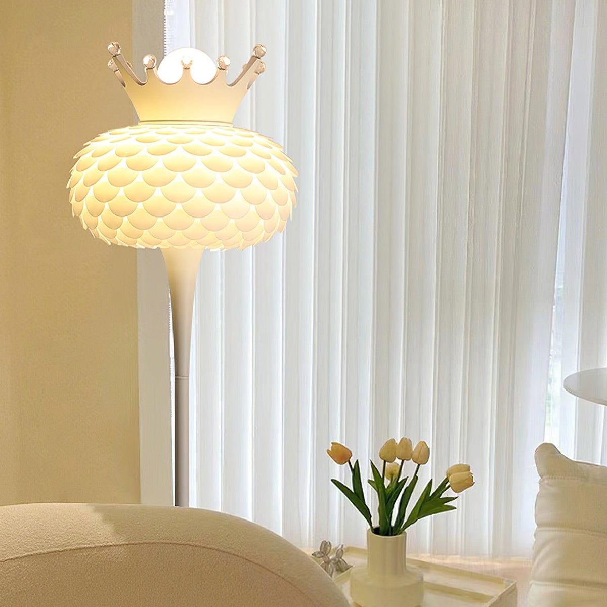 Regal lampada da terra in PVC moderna