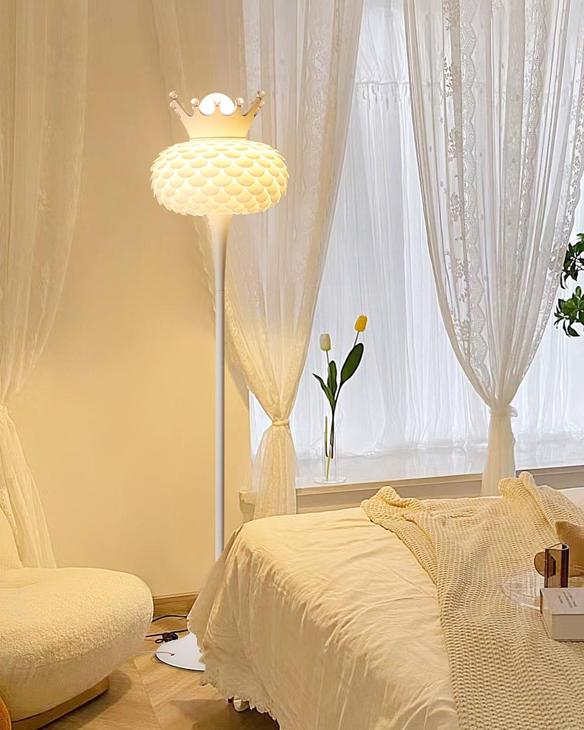 Regal lampada da terra in PVC moderna