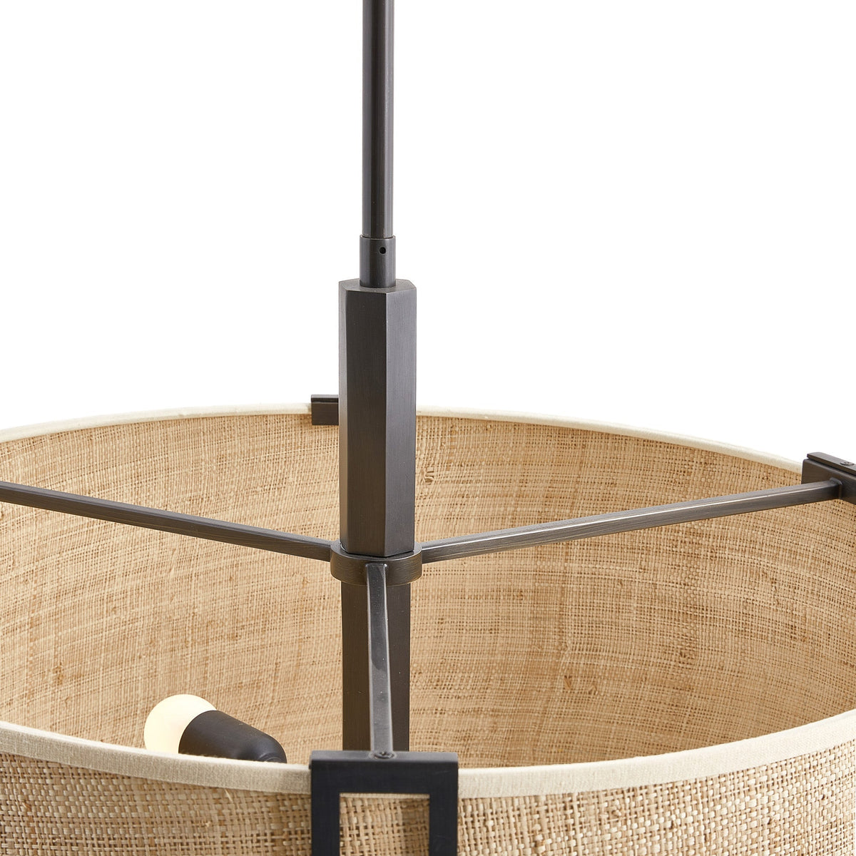 Gloruvyn lampadario moderno minimalista in metallo Naturale