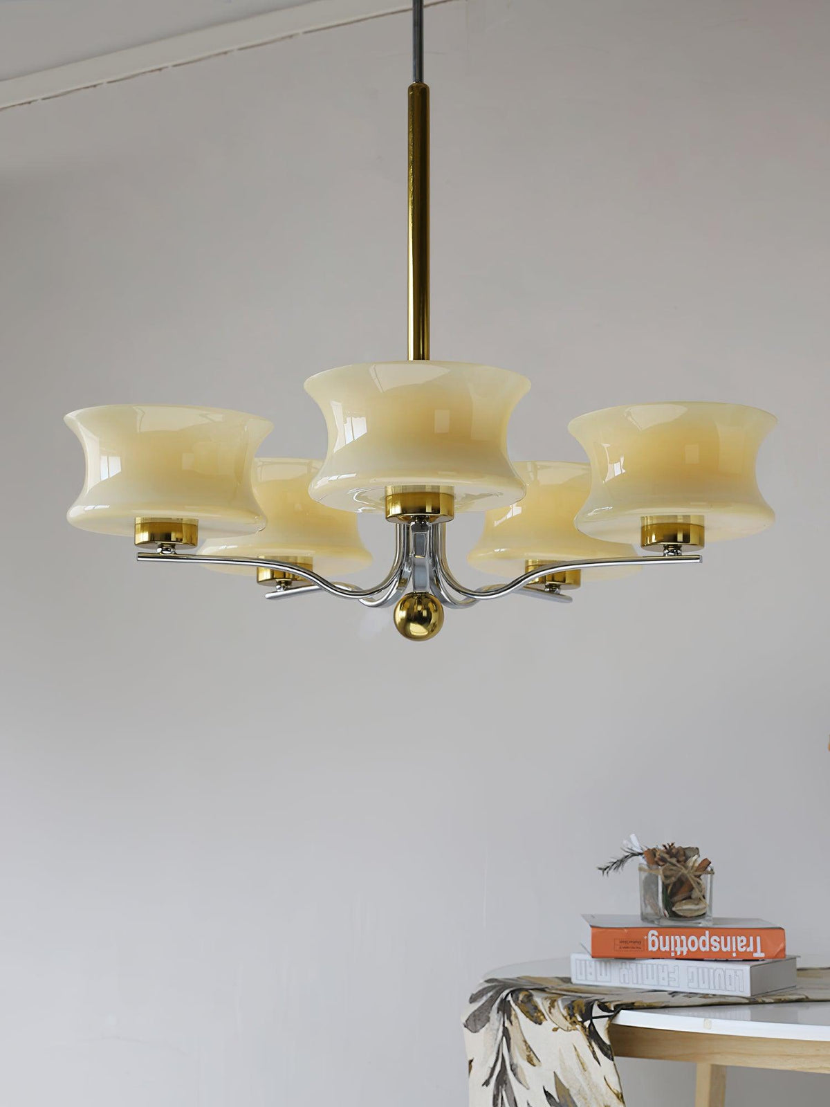 Lioralelle lampadario elegante in vetro