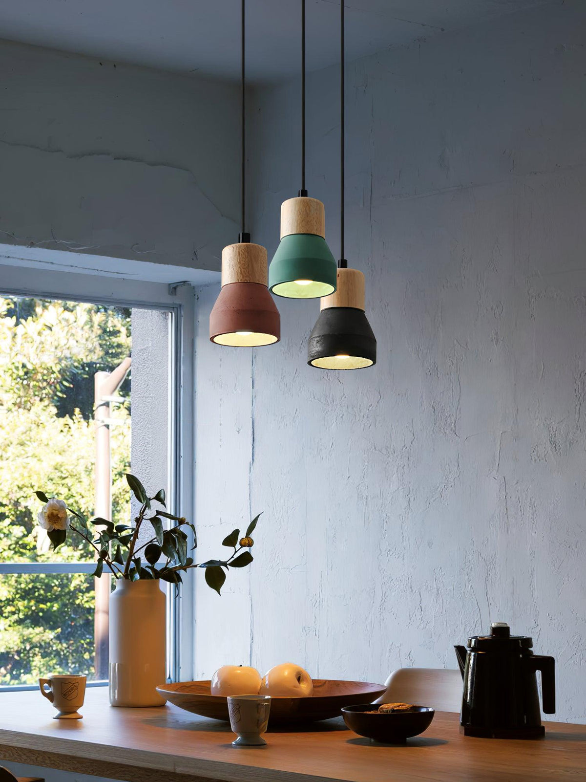 Concretis lampada a sospensione in cemento industriale