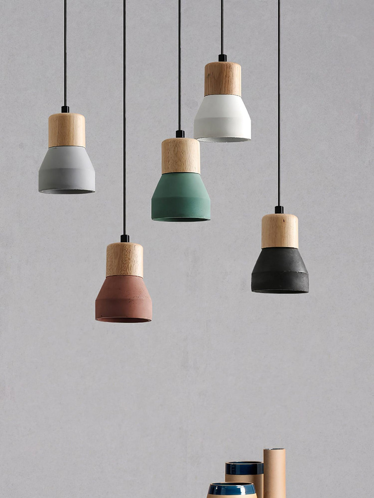 Concretis lampada a sospensione in cemento industriale