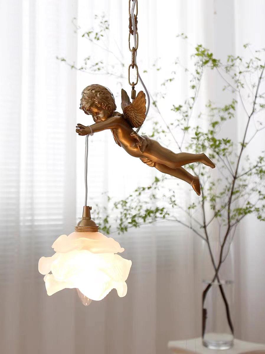 Solene lampada a sospensione in ottone Luxury
