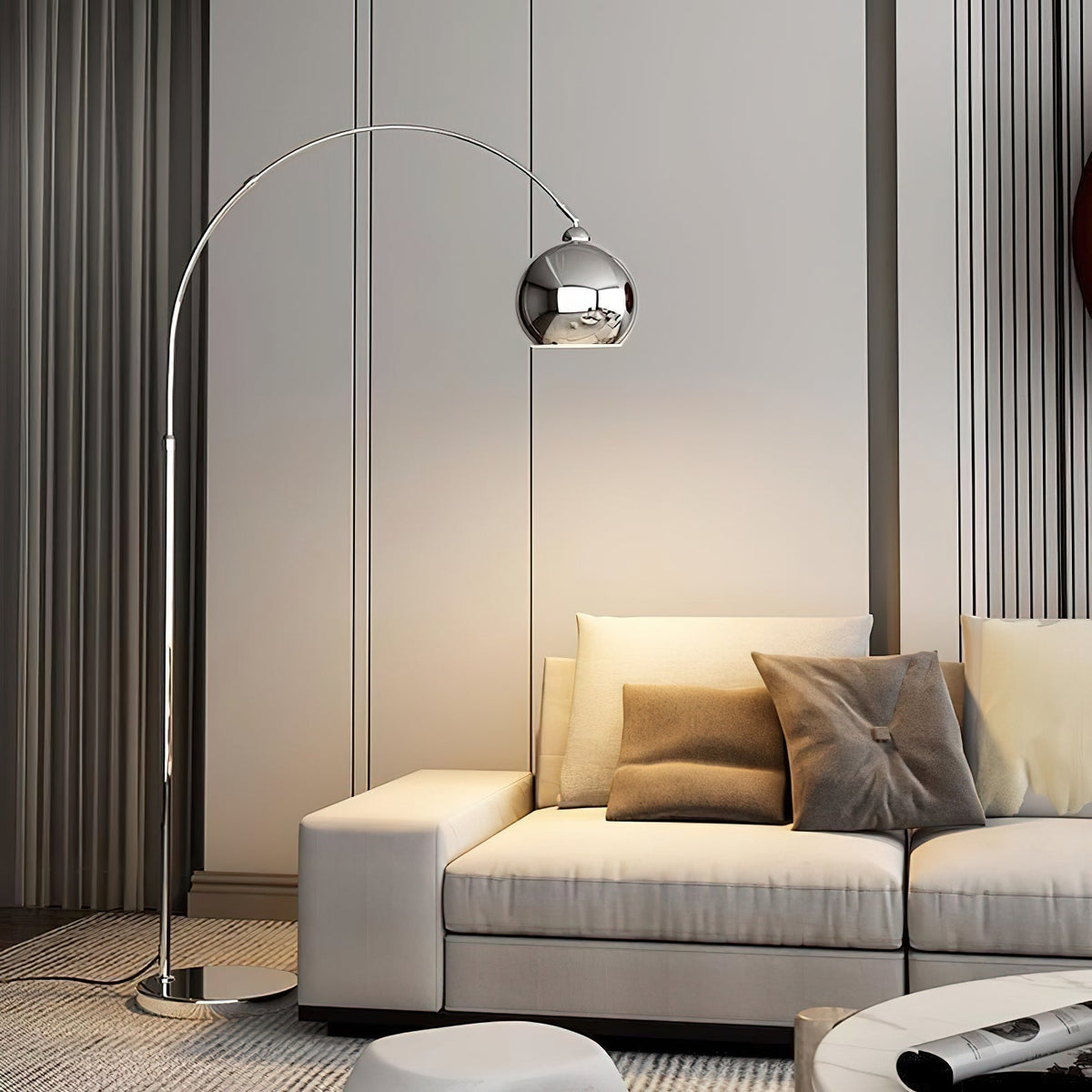 Opal lampada da terra minimalista