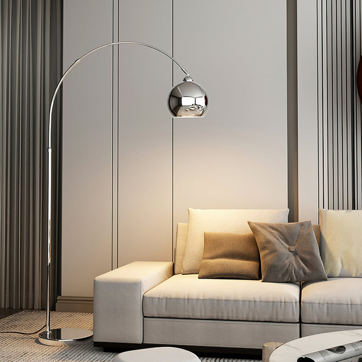 Opal lampada da terra minimalista
