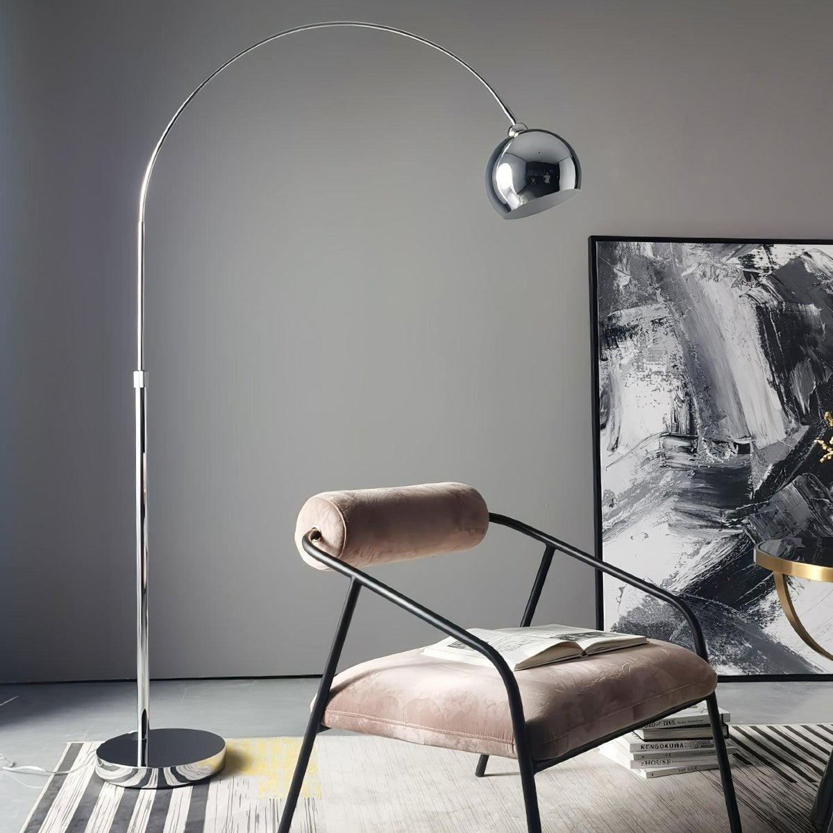 Opal lampada da terra minimalista
