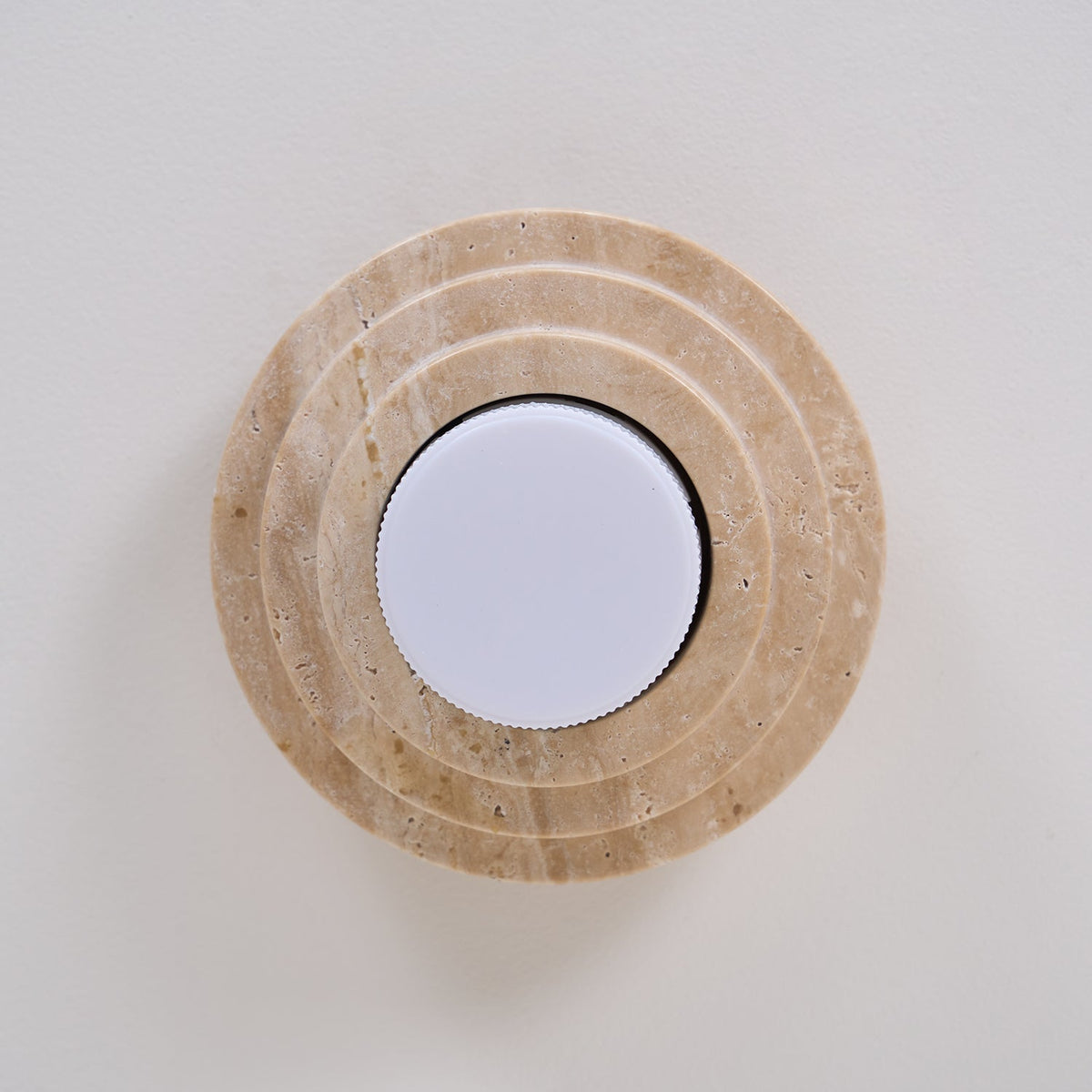 Zadoraris lampada da soffitto a strati in travertino