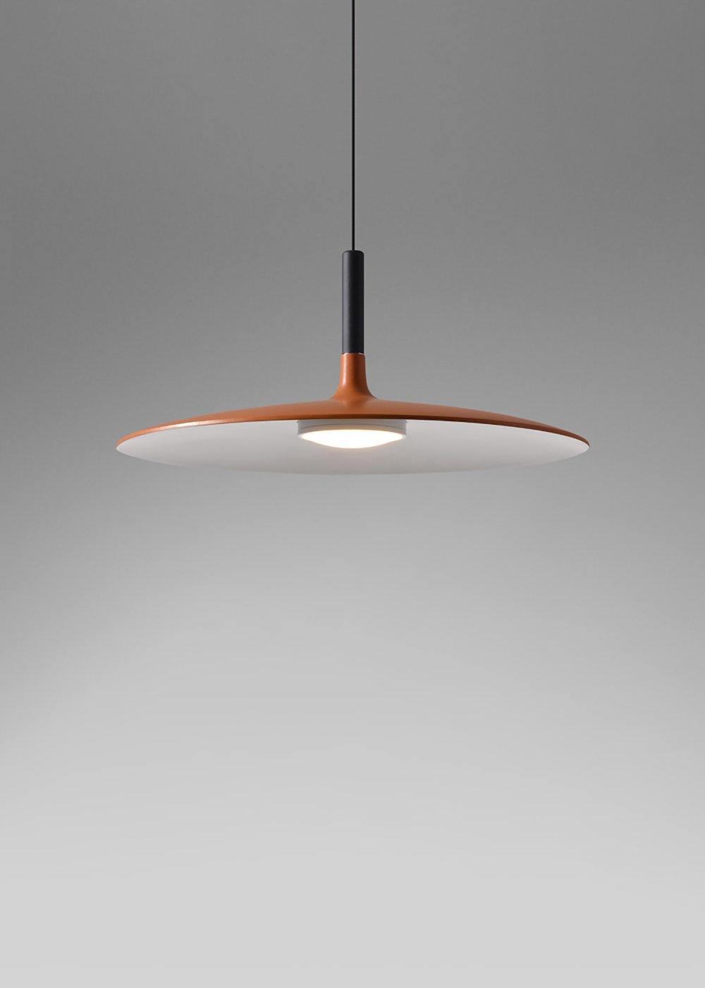 Ardinena lampada a sospensione Disco Piatto in Alluminio