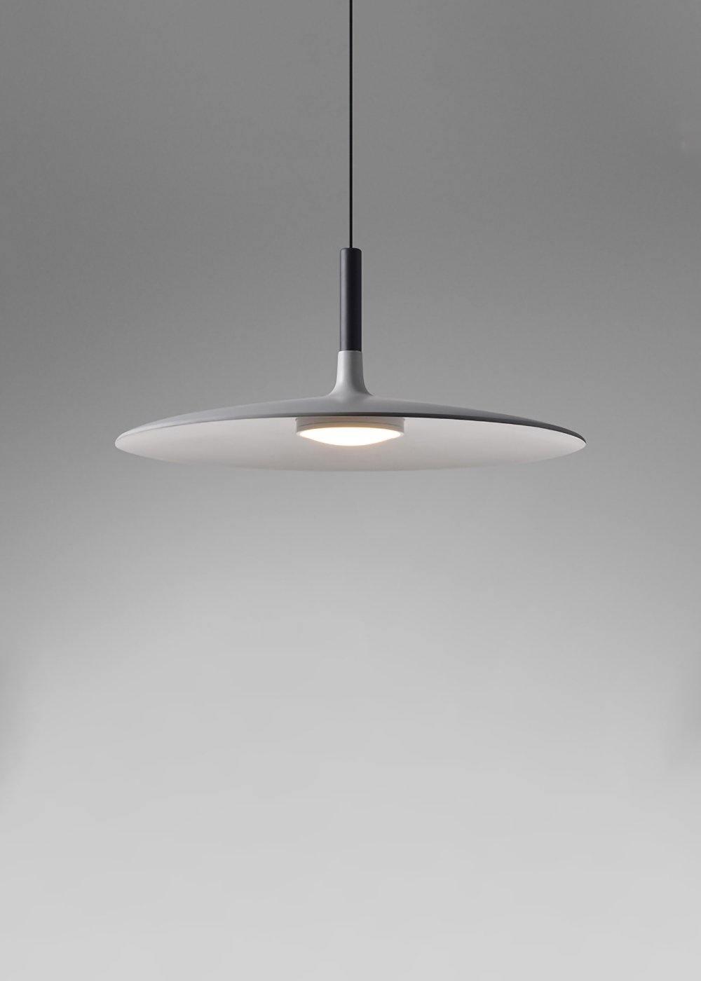 Ardinena lampada a sospensione Disco Piatto in Alluminio
