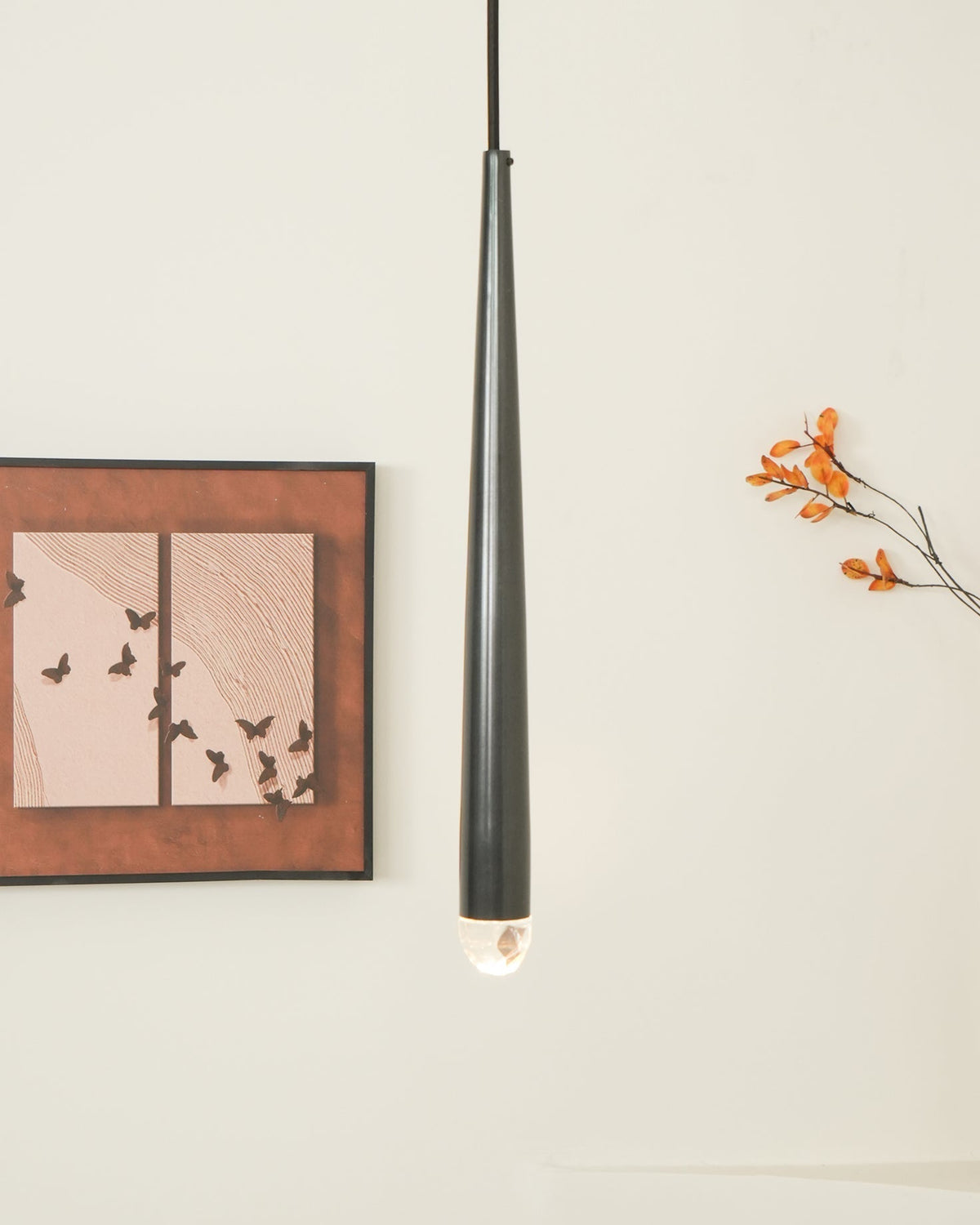 Larry lampadario Cristallo ottone Annerito Argento Scala
