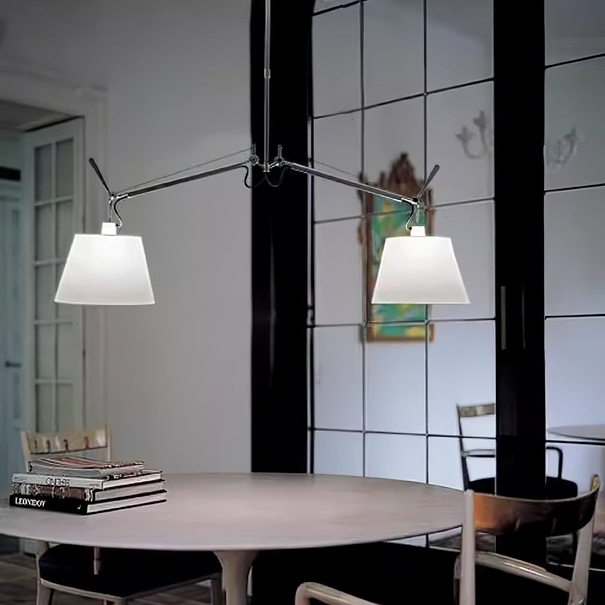 Evmirion lampada a sospensione con paralume in tessuto Premium Elegance