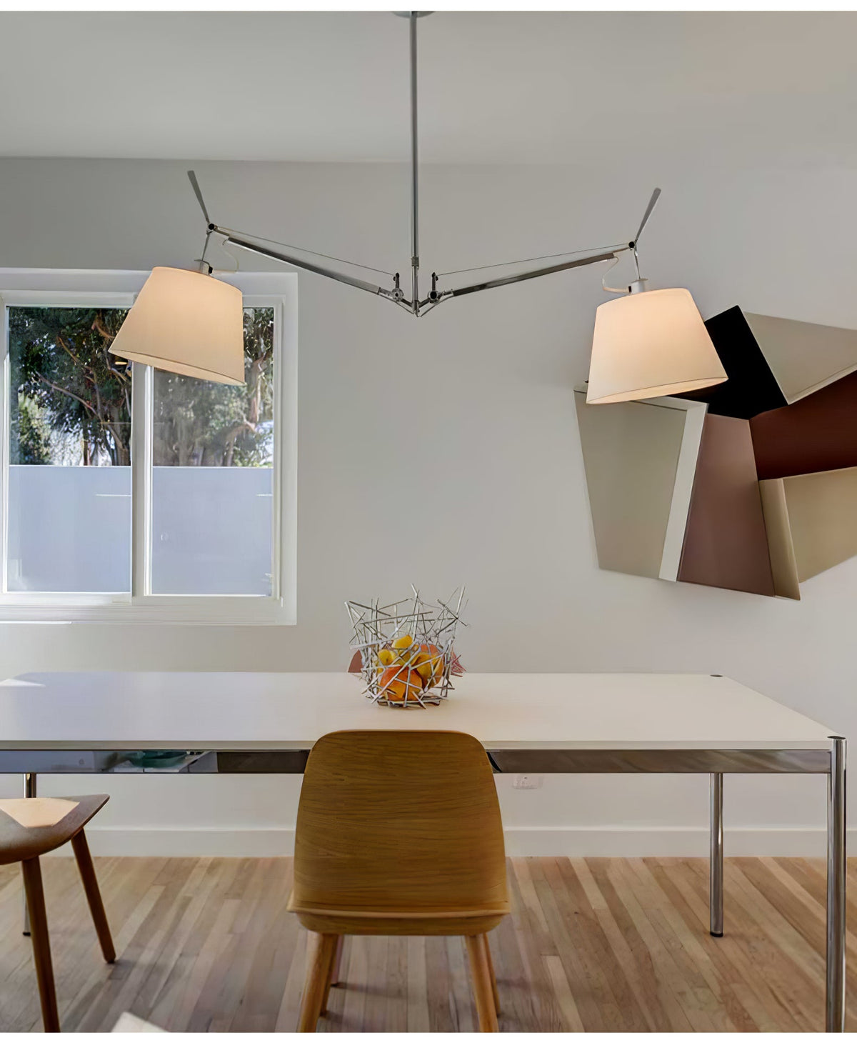 Evmirion lampada a sospensione con paralume in tessuto Premium Elegance