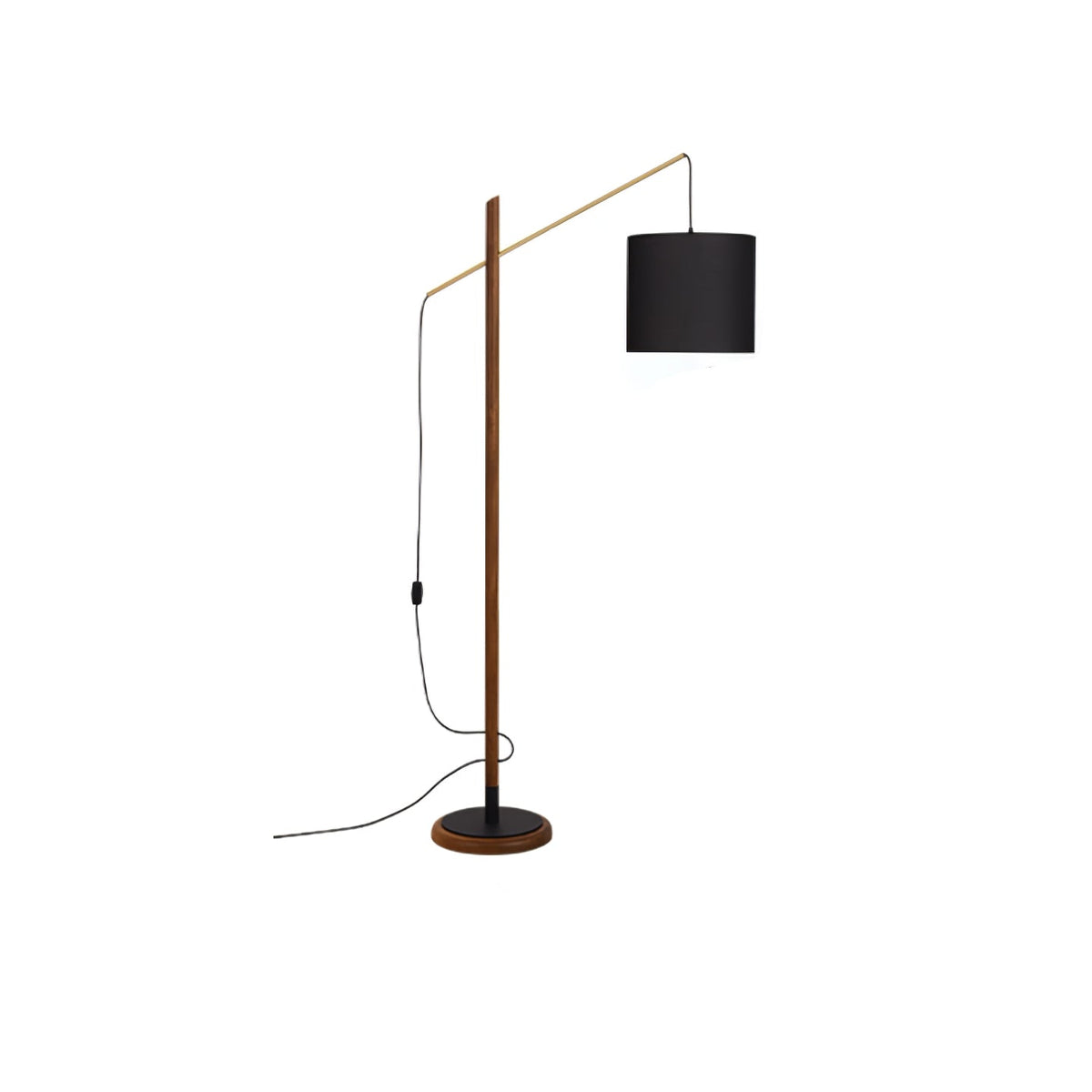 Nyvariol lampada da terra minimalista in legno