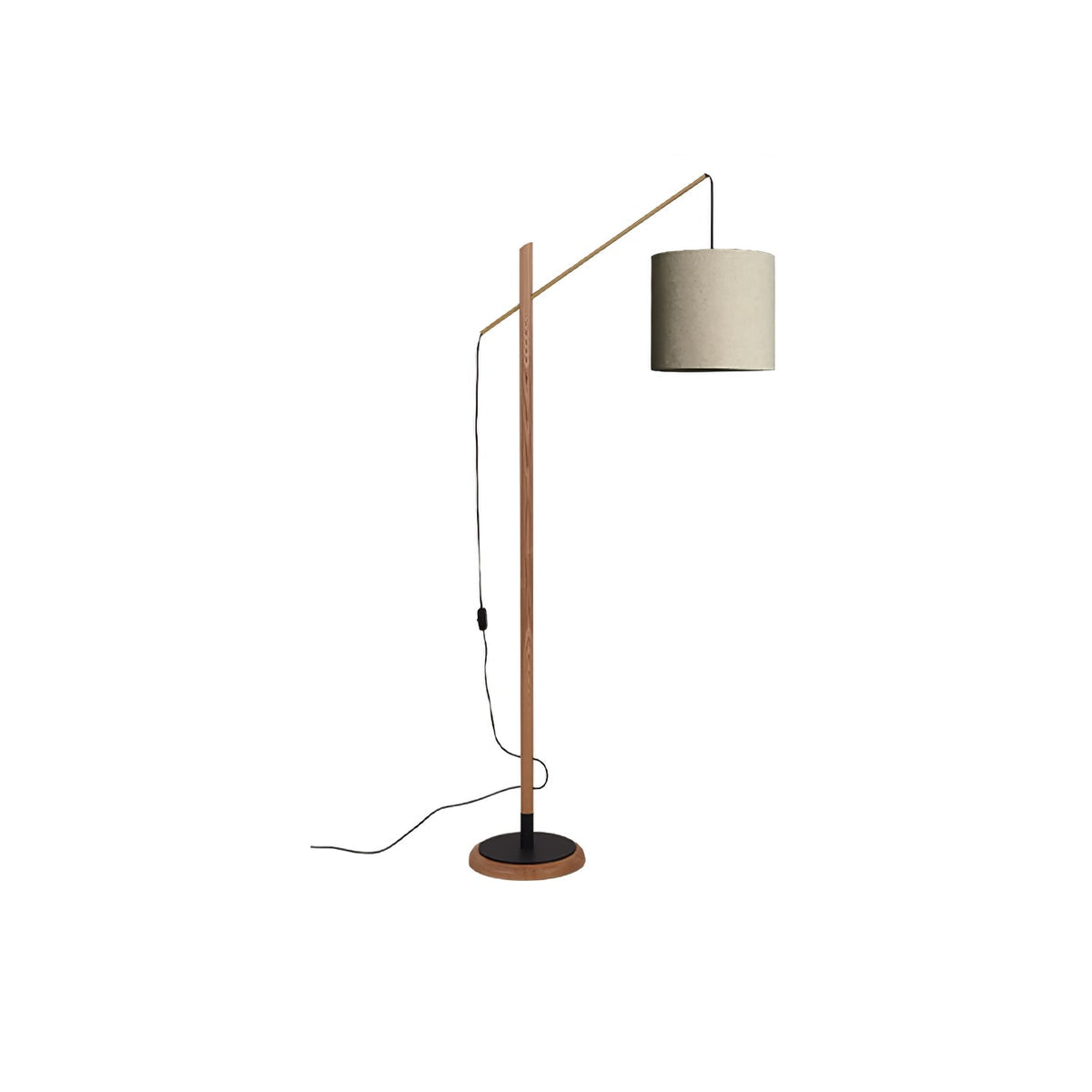 Nyvariol lampada da terra minimalista in legno