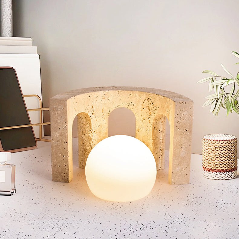 Drav Stone Table Lamp