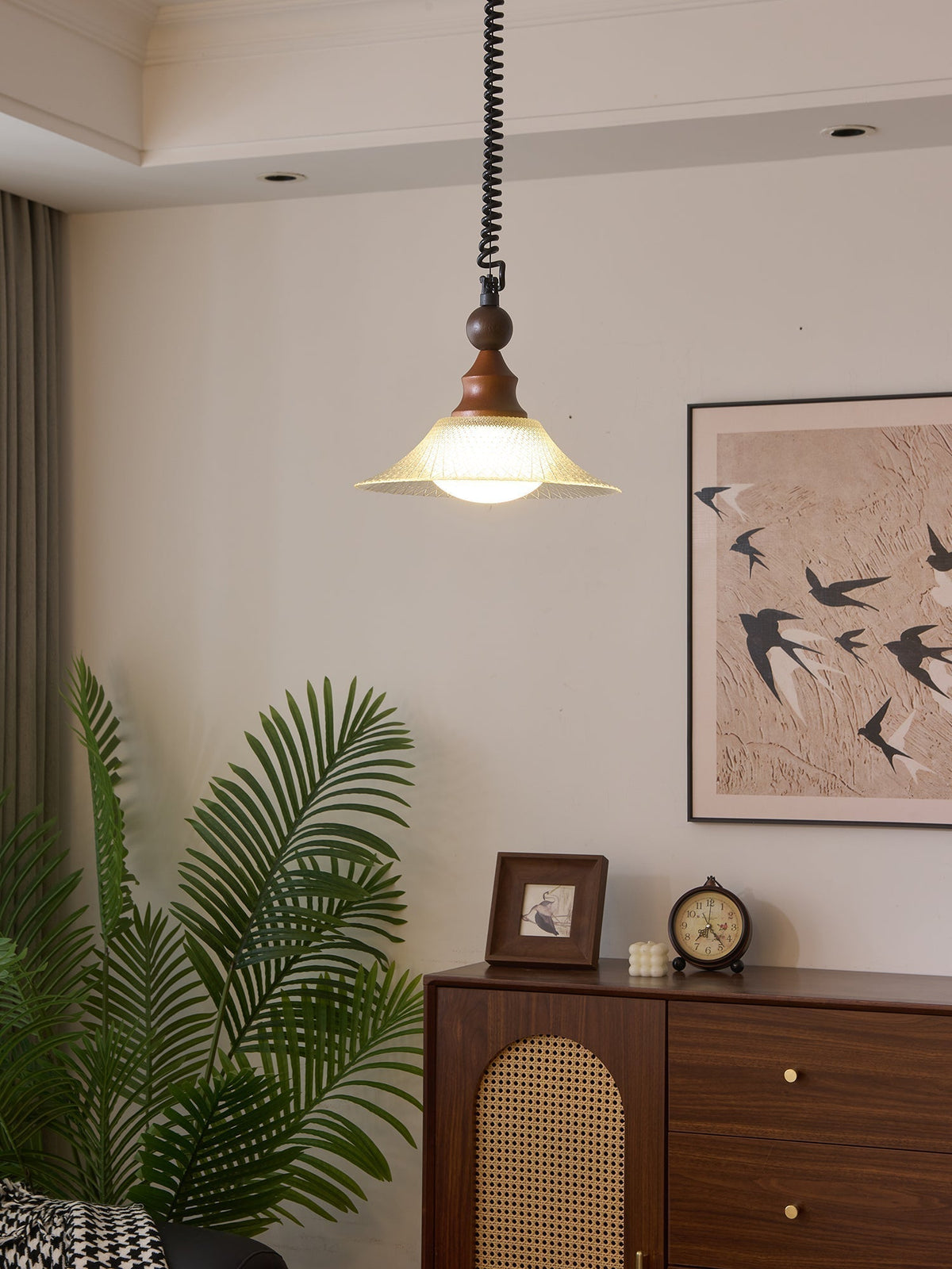 Syraeeth lampada a sospensione Premium Art Nordica in legno