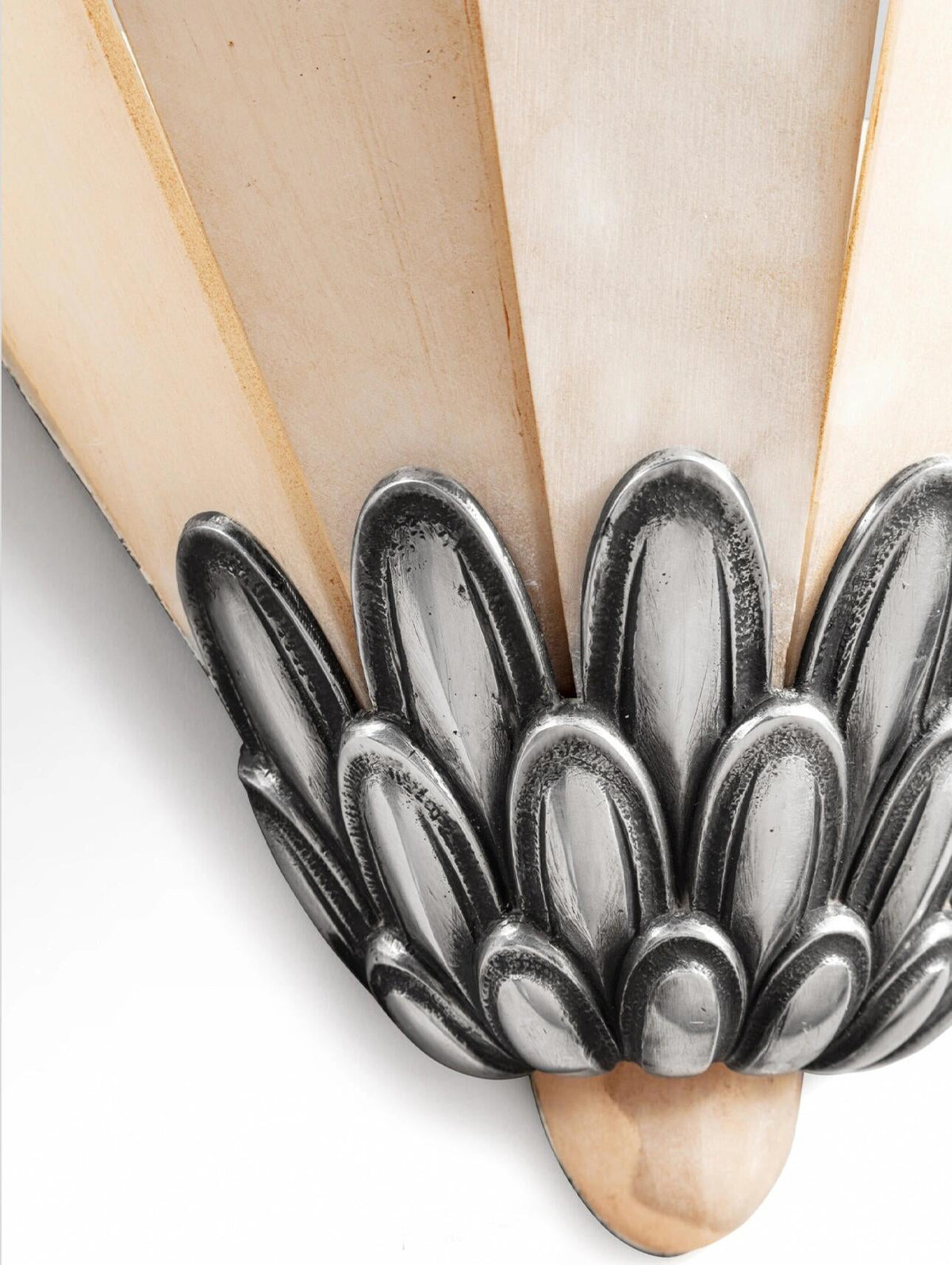 Marbe vintage alabastro lampada da parete a petali