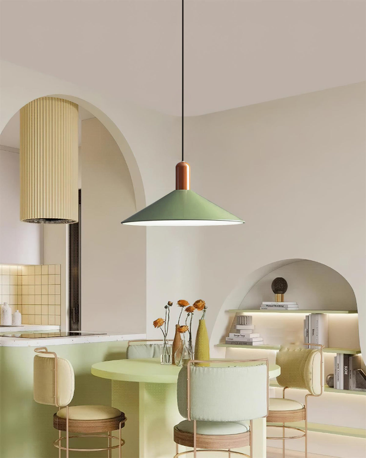 Lampada a sospensione LED minimalista Cono per Cucina e sala da pranzo