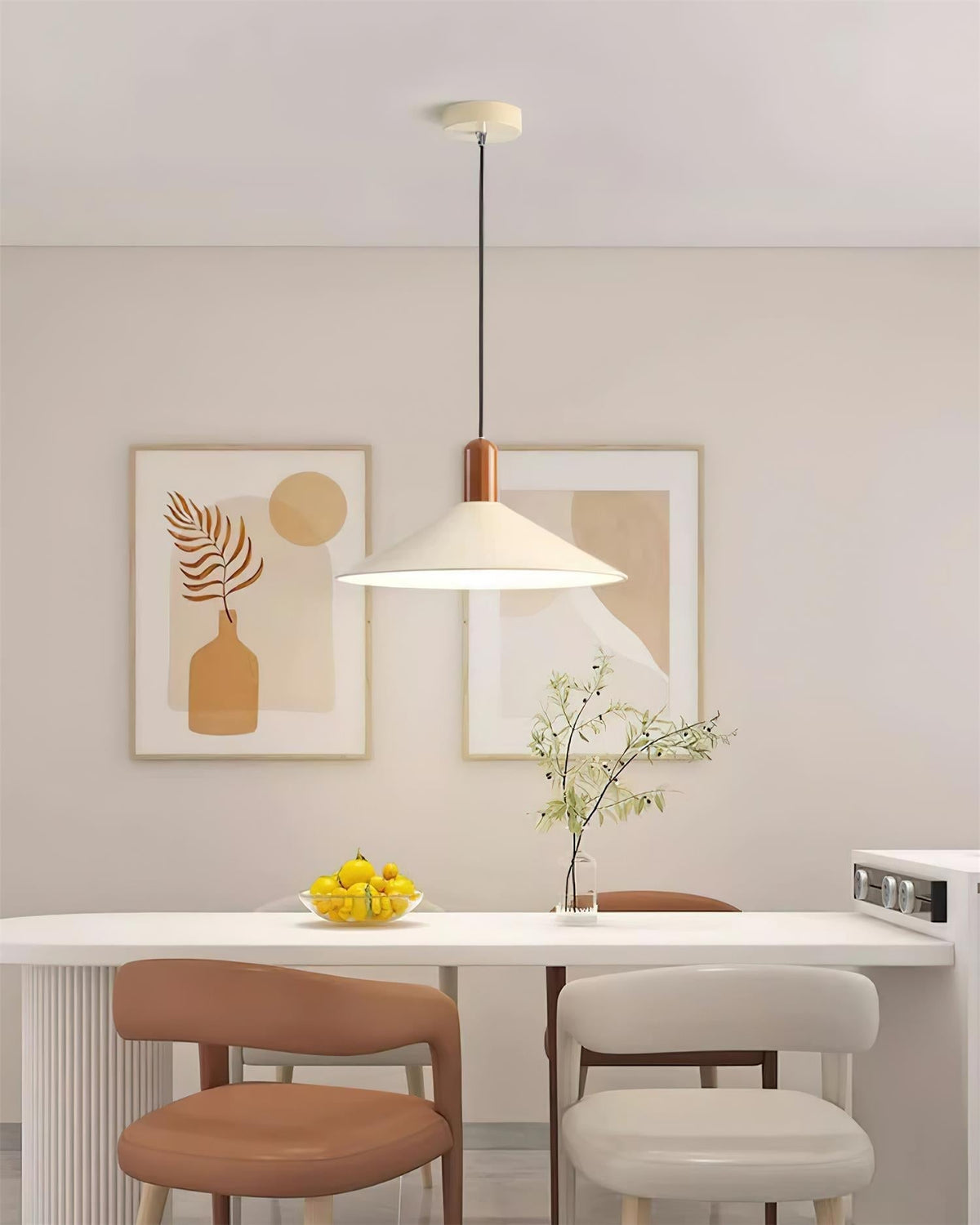 Lampada a sospensione LED minimalista Cono per Cucina e sala da pranzo