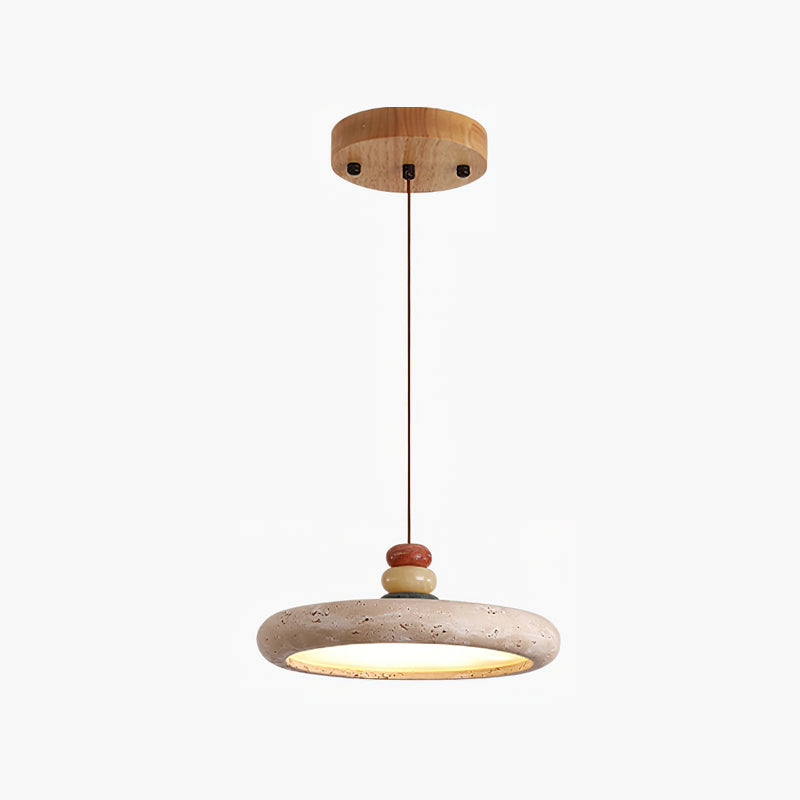 Auron lampada a sospensione travertino giallo marmo