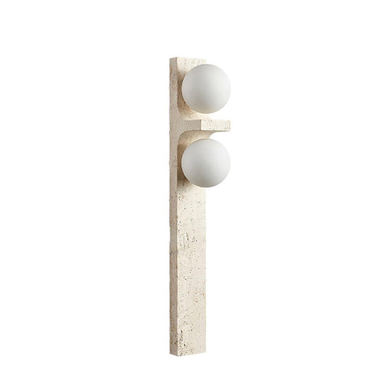 Eirikuvys applique da parete organica moderna minimalista in travertino