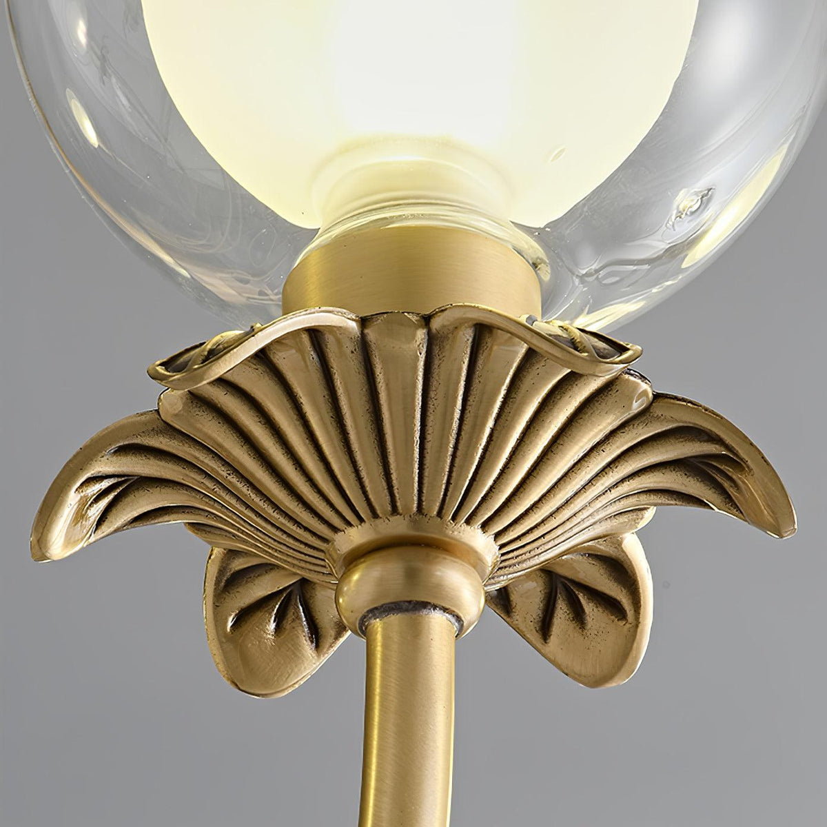 Crown lampadario classico in vetro