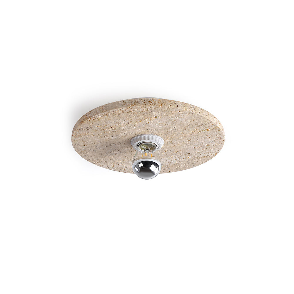 Norarora plafoniera in travertino Beige