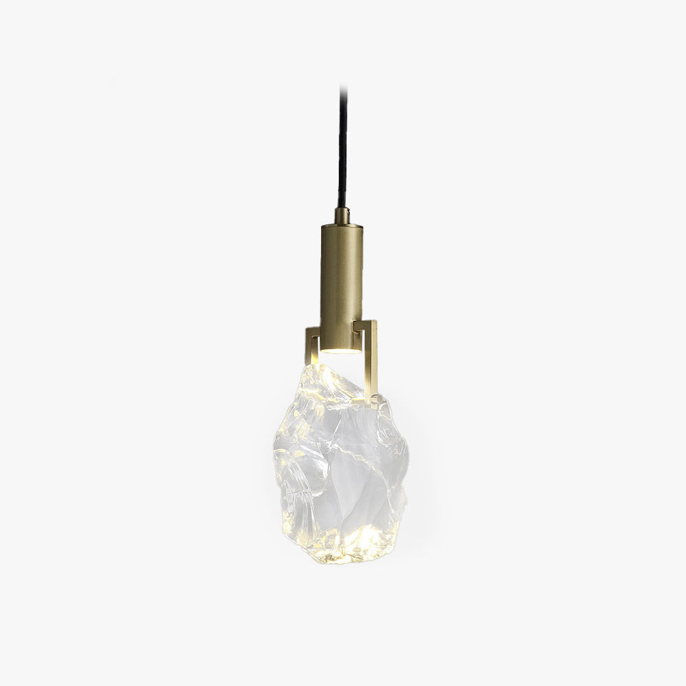 Kristy Moderno Goccia Cristallo Lampade a Sospensione Ottone - Relic Pieces