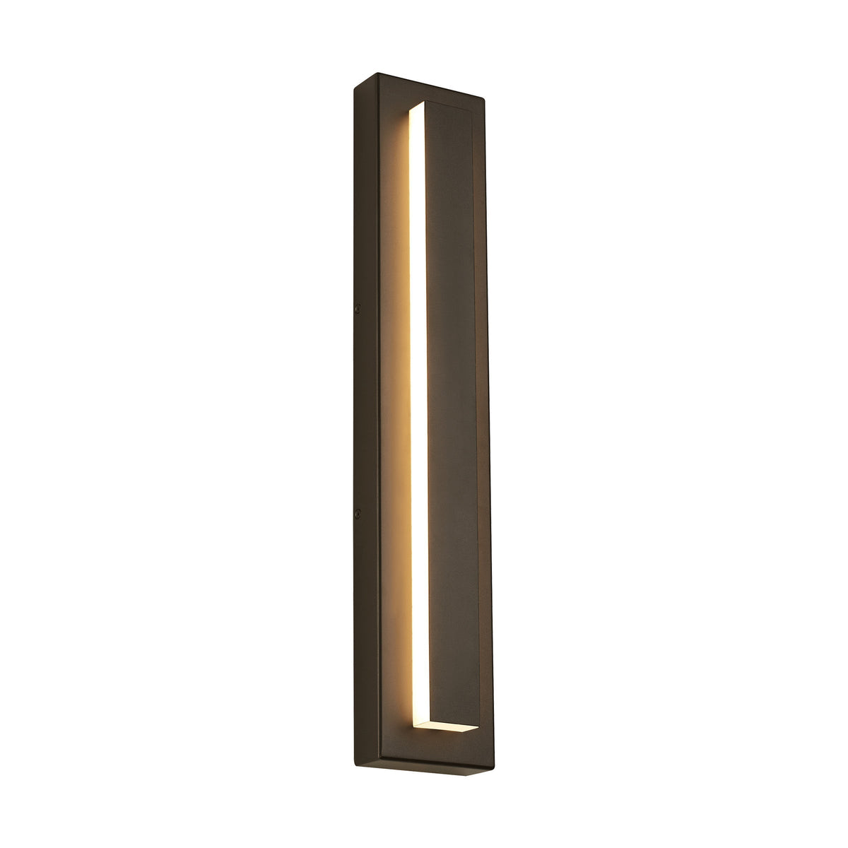 Ray Moderna LED Applique da Esterni Metallo Grigio Scuro/Bronzo Quadrato Corridoio/Giardino