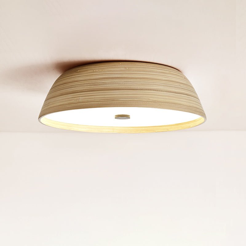 Brumeaux lampada da soffitto in bambù texturizzato