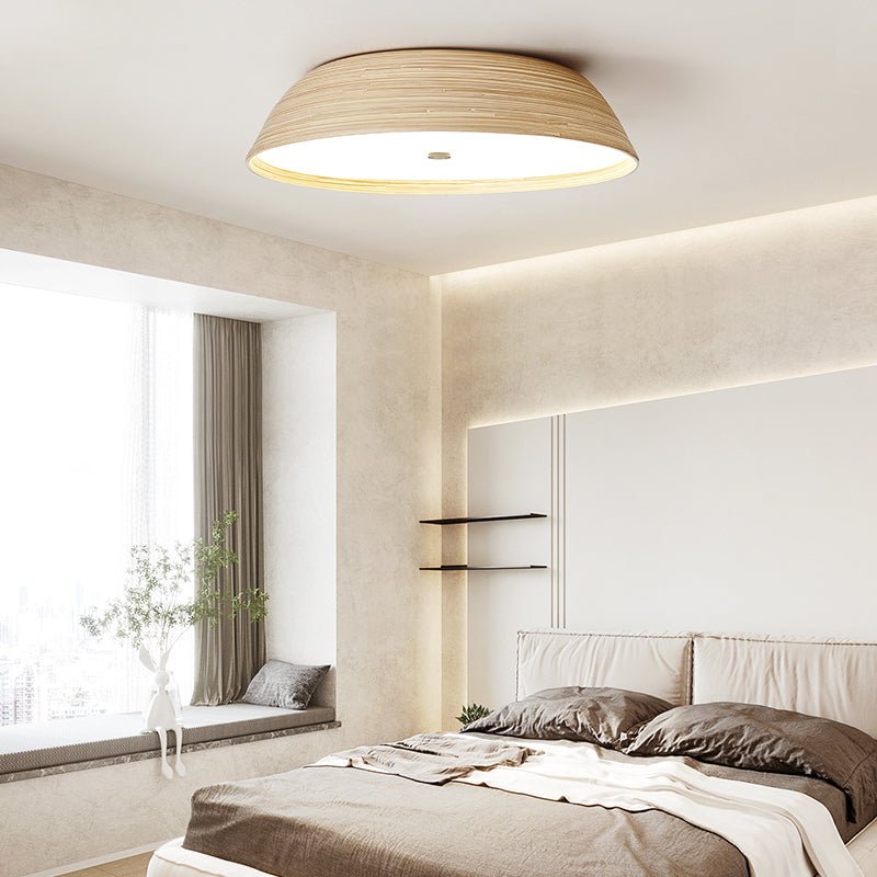 Brumeaux lampada da soffitto in bambù texturizzato