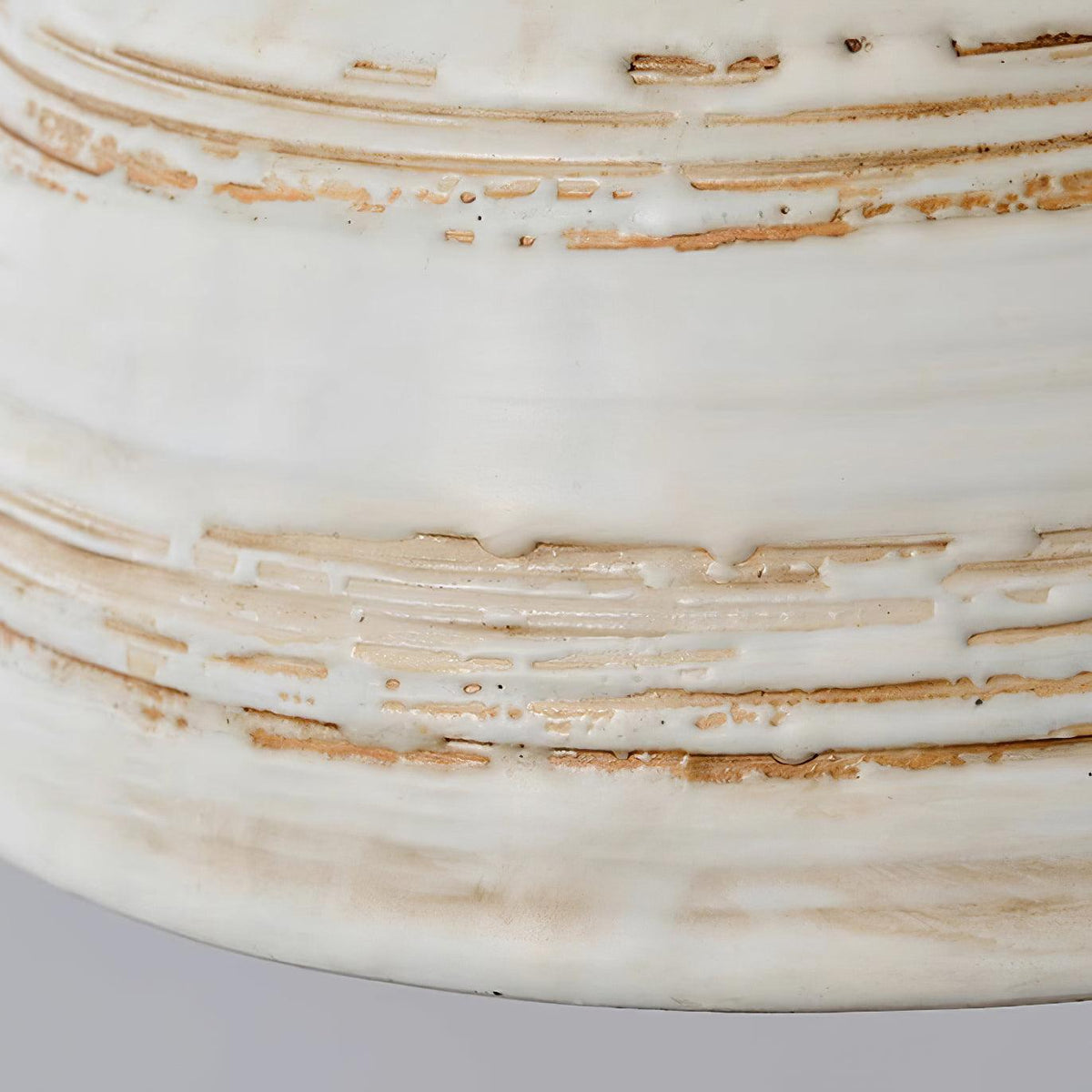 Lampada a sospensione in ceramica texturizzata, forma conica, stile nordico minimalista