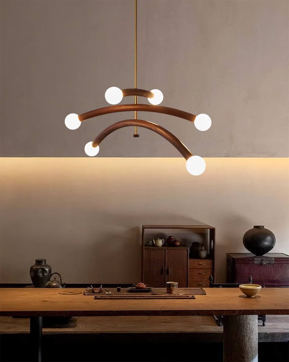 Aurevia Arc globo lampadario