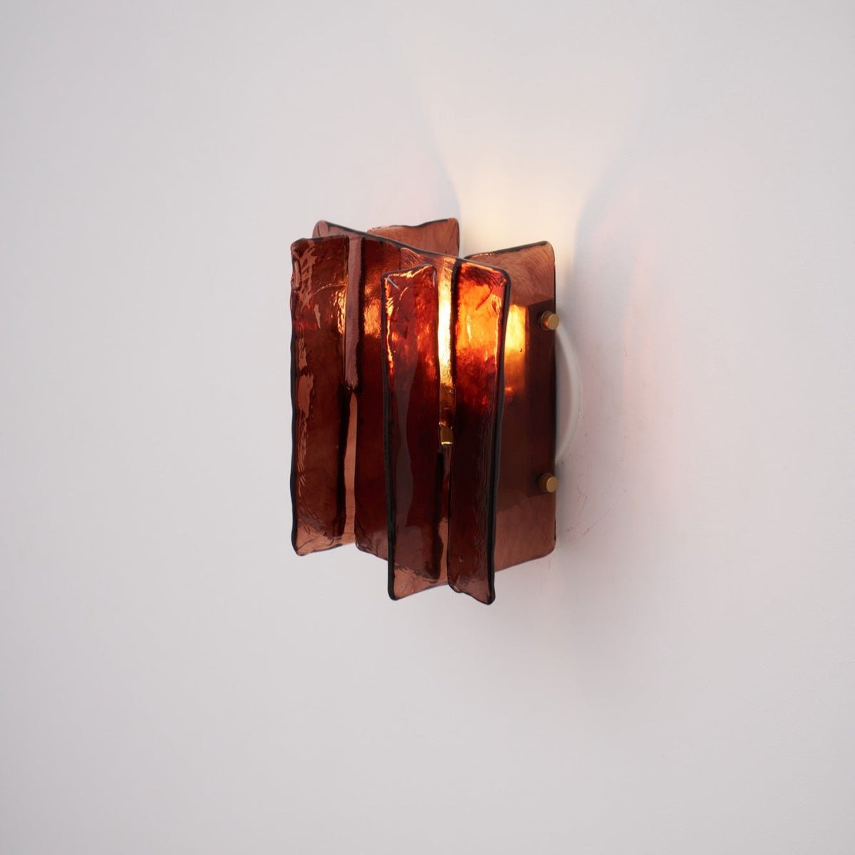 Celuaine lampada da parete ottone vetro Trasparente